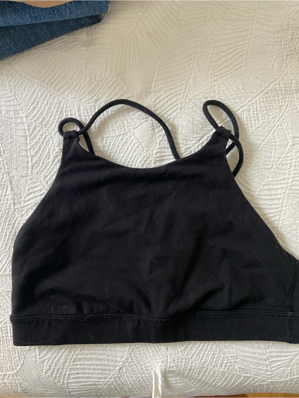 lululemon athletica Black High-Neck Sports Bra